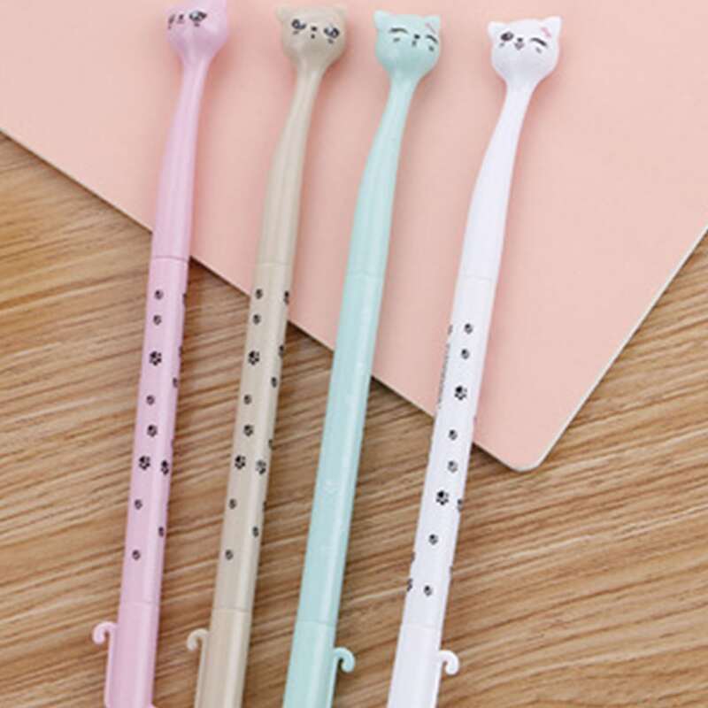 

4pcs Cute Cat Gel Pen