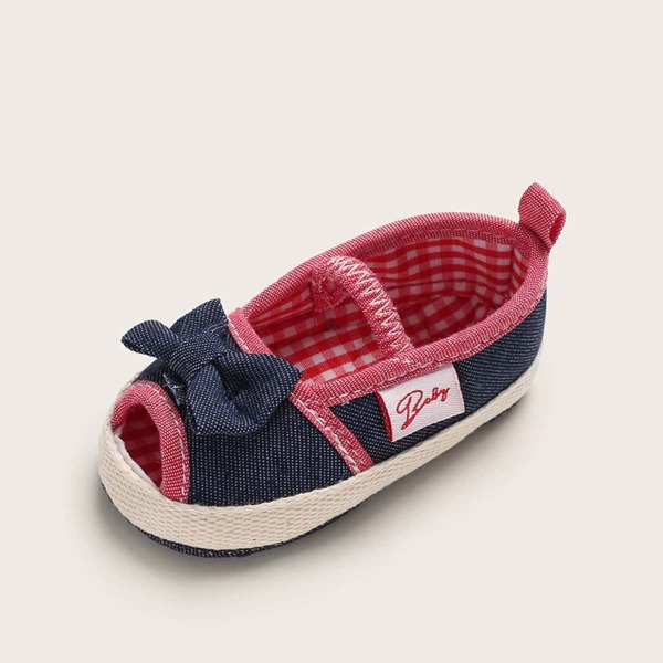 

Baby Girl Bow Decor Sandals, Navy