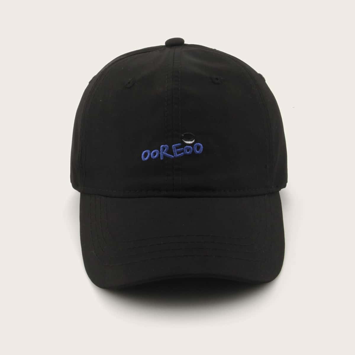 

Guys Letter Embroidery Baseball Cap, Black