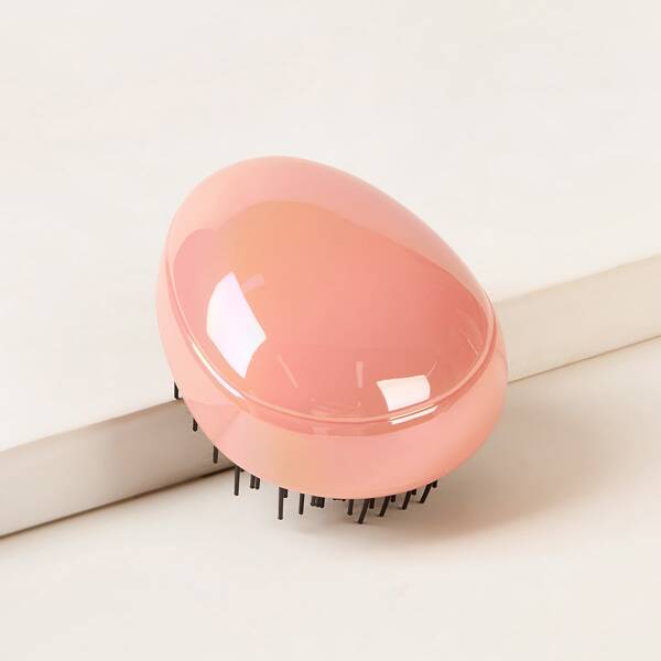 

Egg Design Massage Hair Comb, Pink