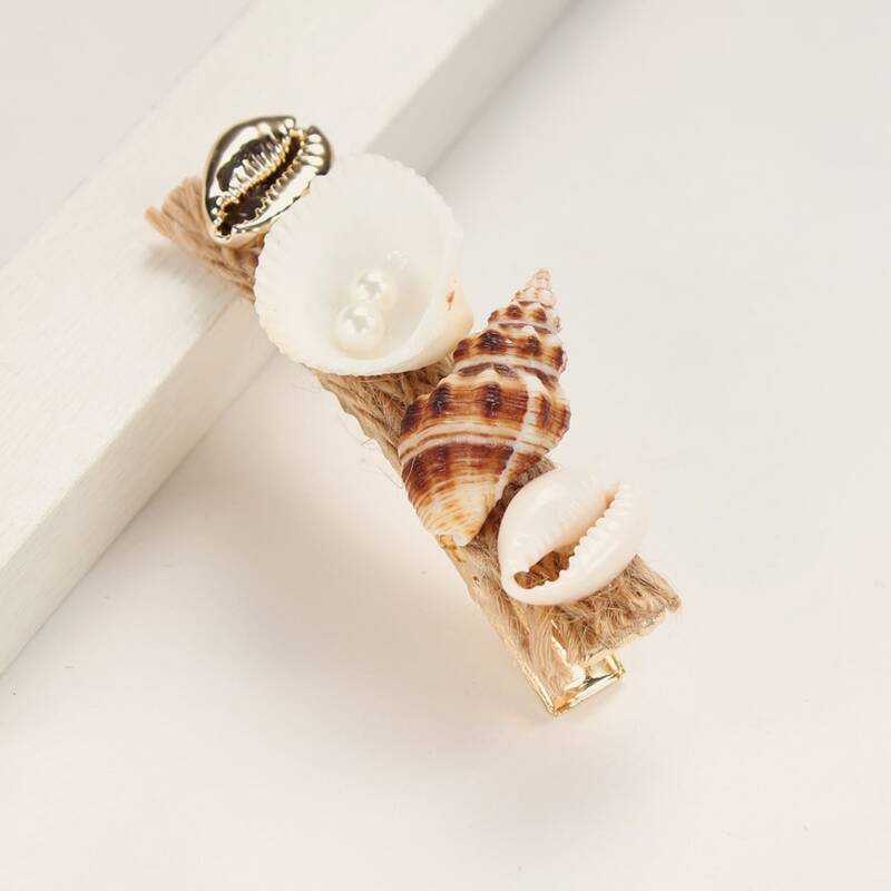 

Shell Decor Hair Clip, Multicolor