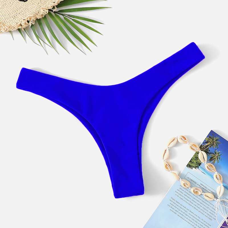 

High Cut Bikini Panty, Blue