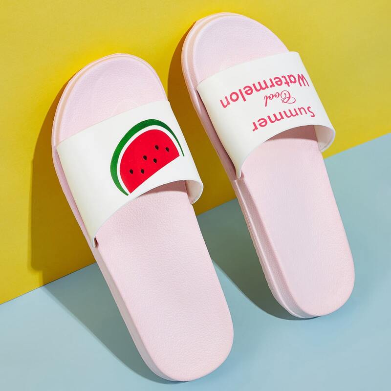 

Letter Graphic Wide Fit Sliders, White