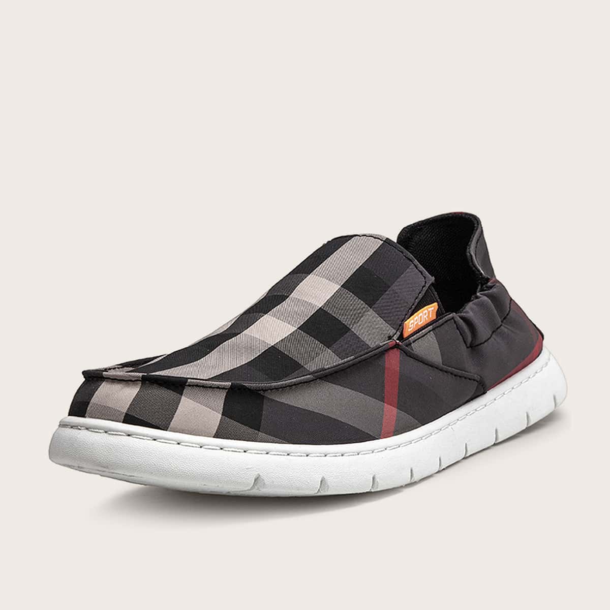 

Guys Plaid Slip On Loafers, Multicolor