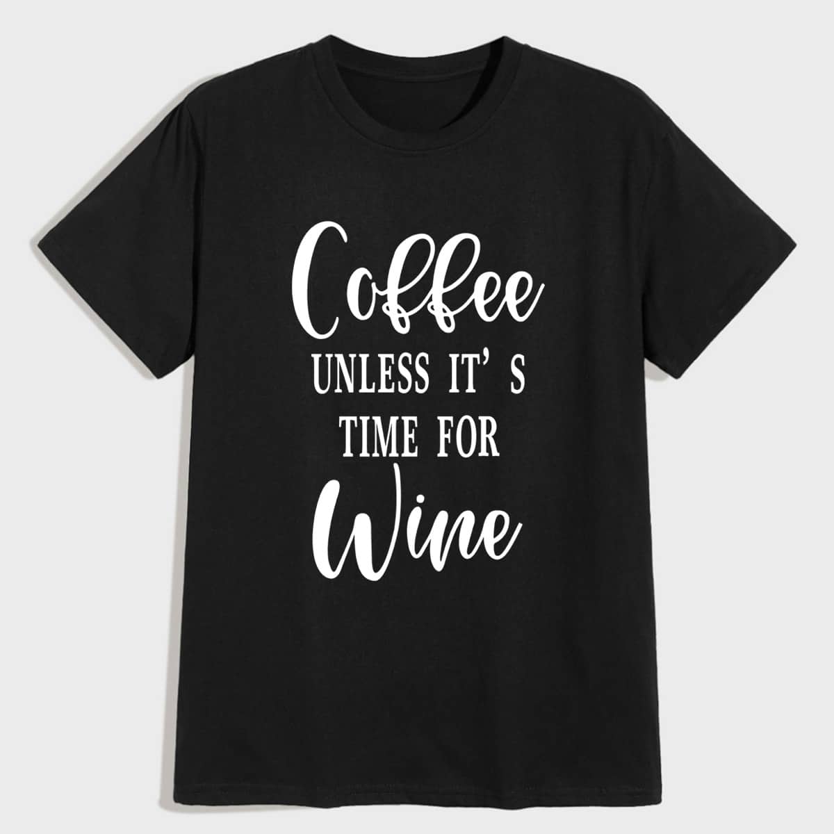 

Guys Letter Graphic Short Sleeve Tee, Black