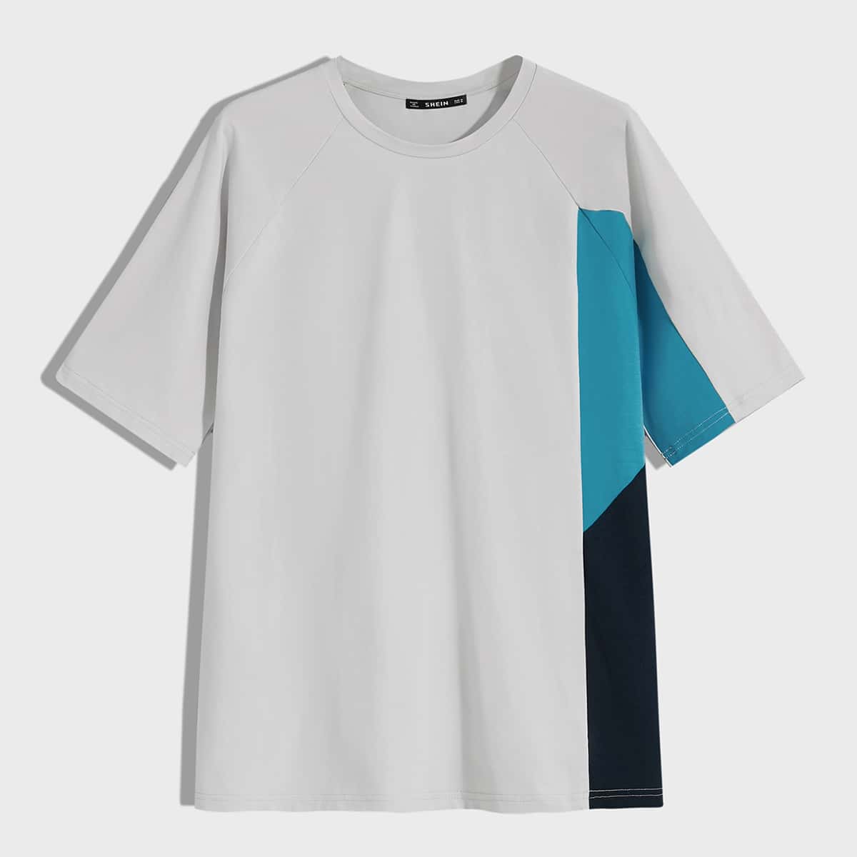 

Guys Colorblock Raglan Sleeve Top, Grey