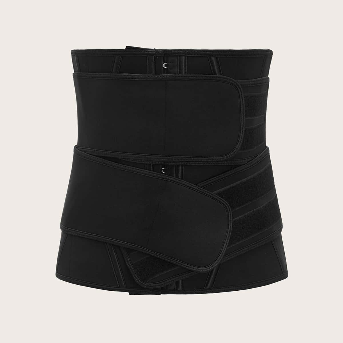 

Belly Wrap Velcro Corset Shapewear, Black