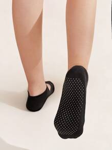 1 par Calcetines Yoga deportivos antideslizantes - Negro - Ver 3