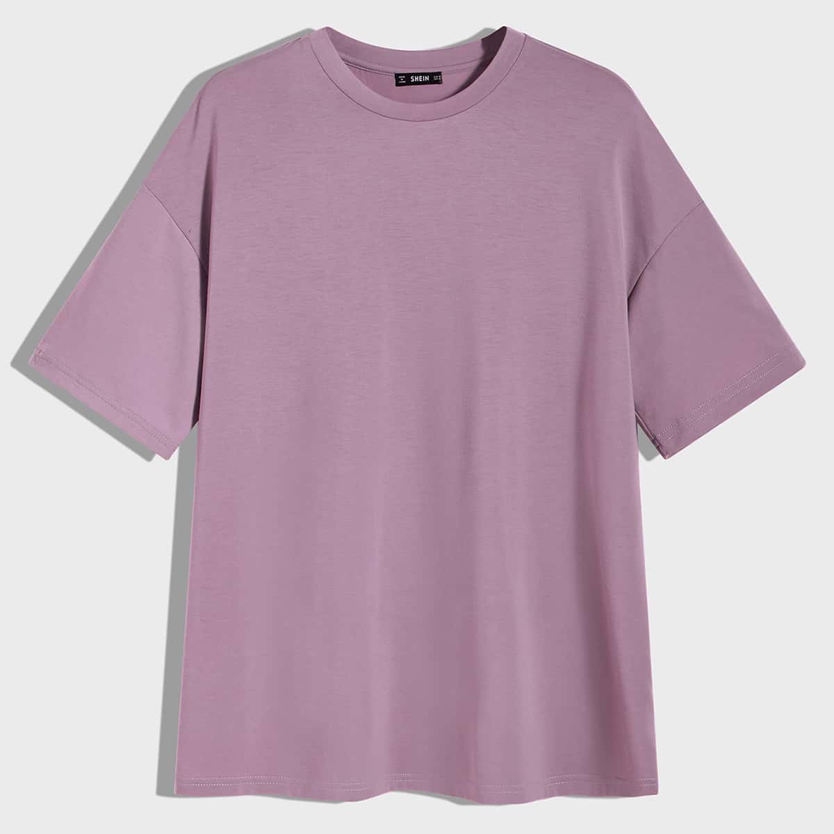 

Guys Slogan Graphic Back Tee, Purple pastel