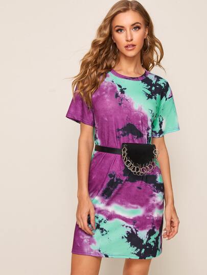 Handmade Tie Dye Bandana Dress SKU 12280.-W6.