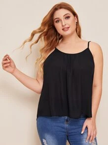 SHEIN LUNE Plus Solid Cami Top