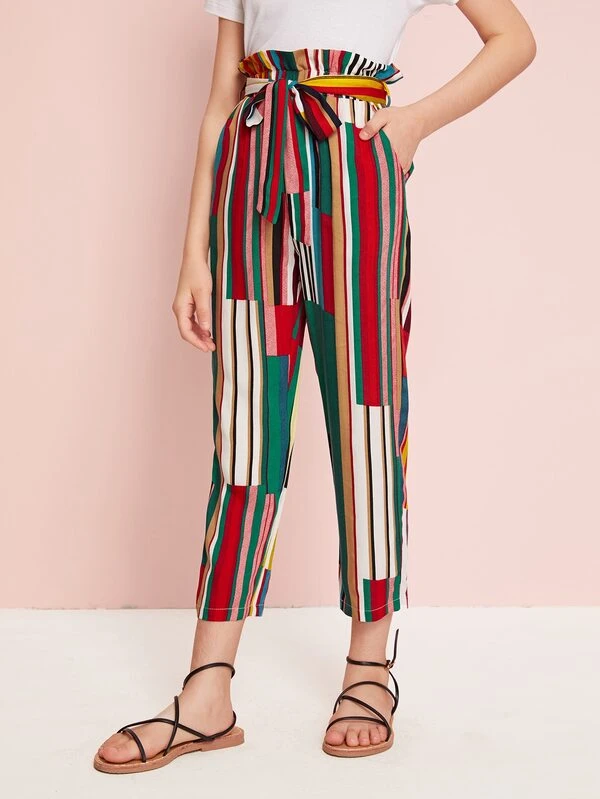 striped pants for girls