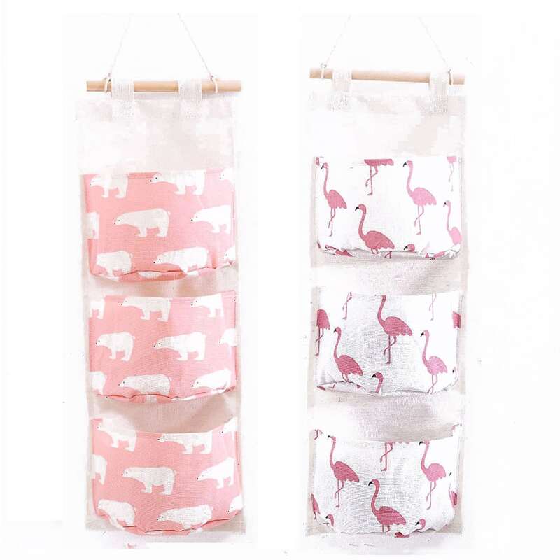 

1pc Animal Pattern Hanging Storage Bag, Multicolor
