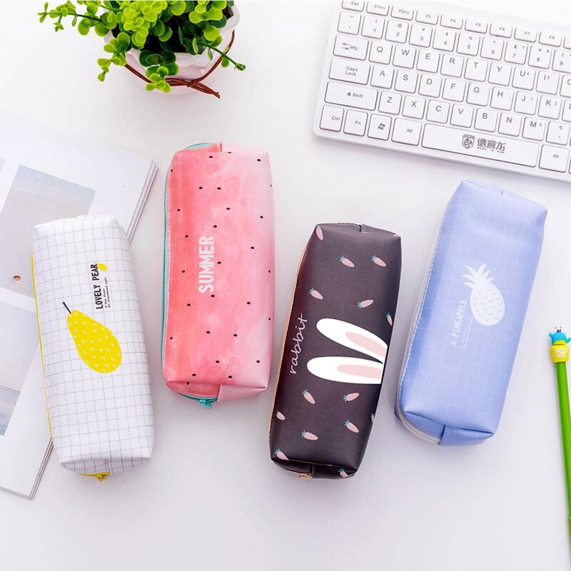 

1pc Fruit Pattern Pencil Case