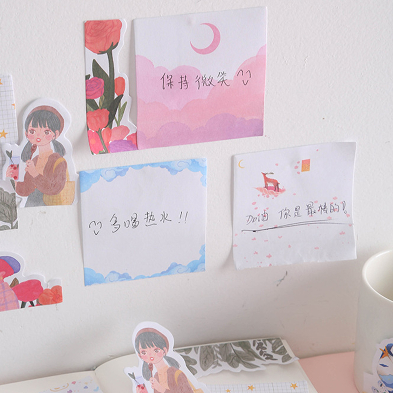 

30 Sheets 1pack Random Cartoon Sticky Note