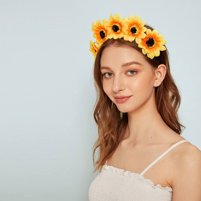 

Sunflower Decor Hair Hoop, Yellow