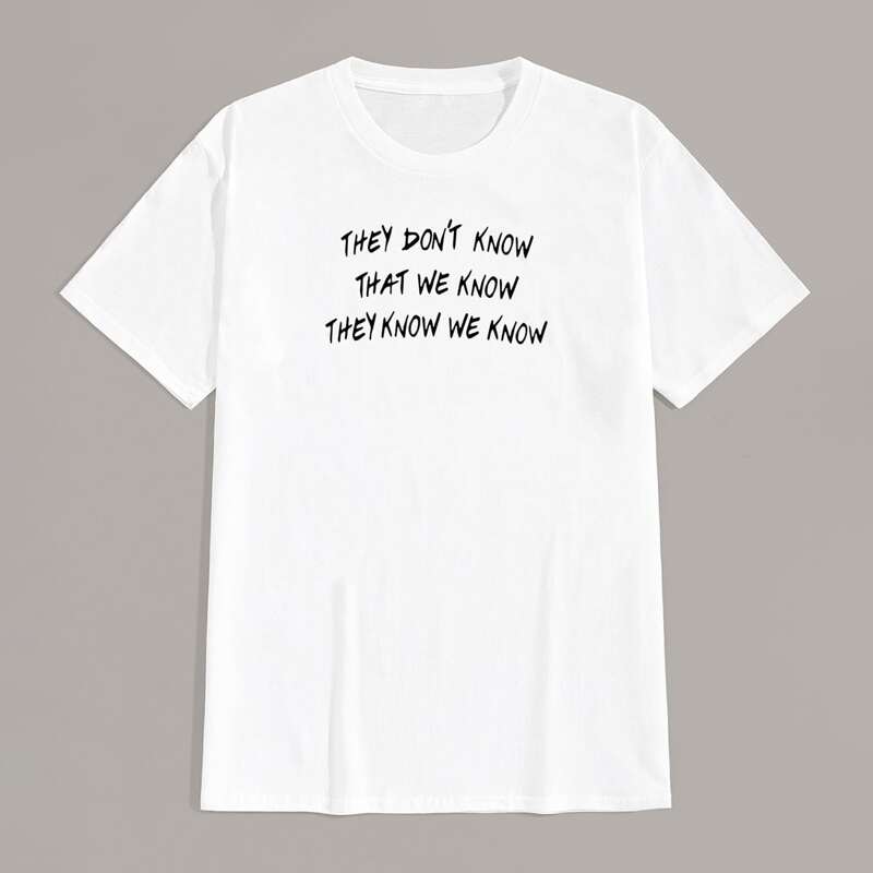 

Guys Letter Graphic Tee, White