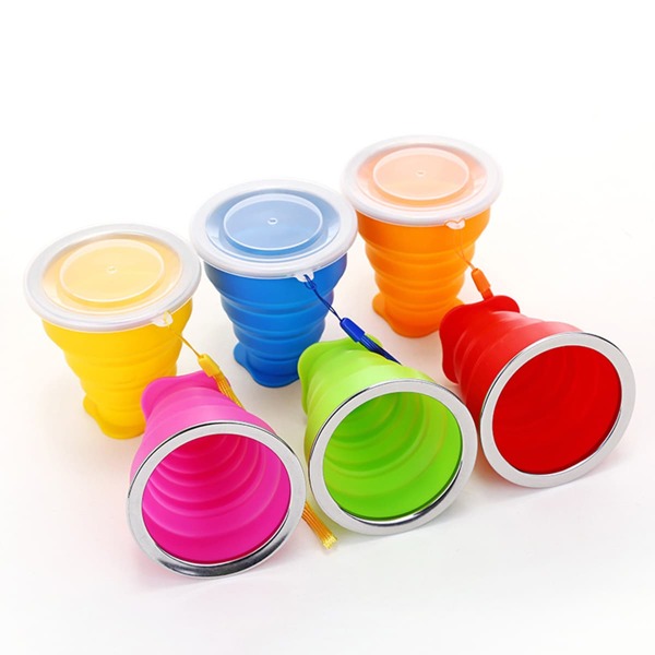 

Портативная складная чашка для воды 1шт