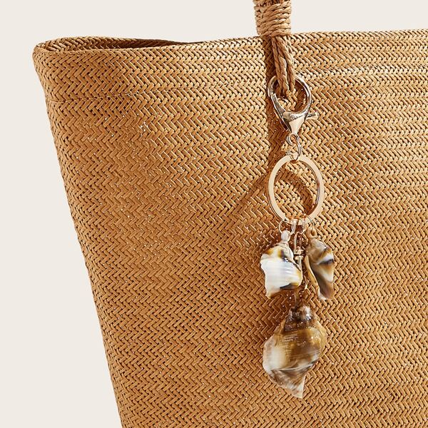 

Conch Design Bag Accessory, Gold