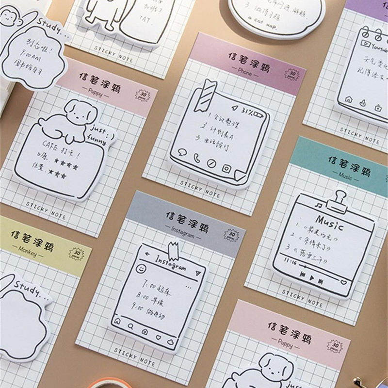 

1pc Random Cartoon Animal Sticky Note