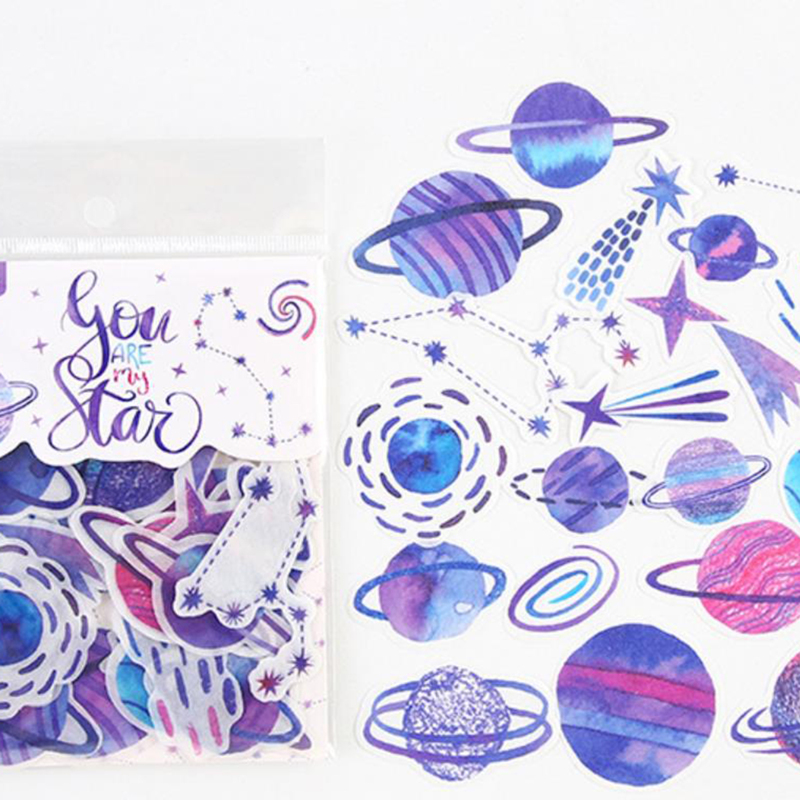 

40pcs DIY Planet Sticker