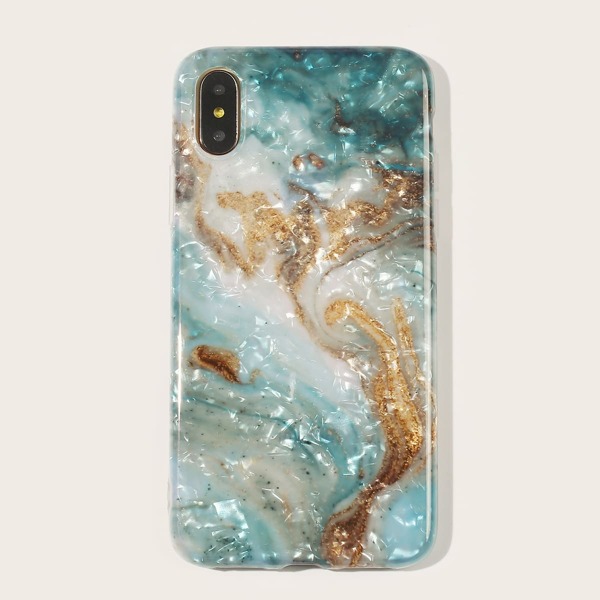 

Marble Shell Pattern iPhone Case, Multicolor