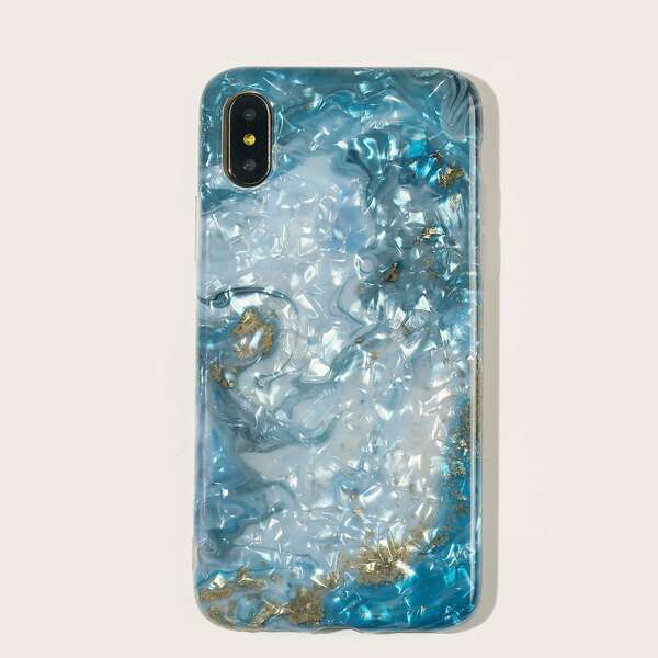 

Чехол для iPhone с мраморным узором, Многоцветный