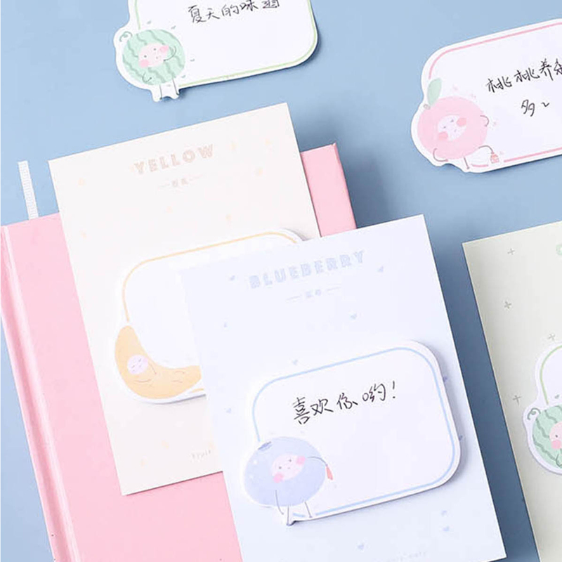 

1pack Fruit Print Sticky Note
