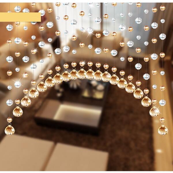

1pc DIY Crystal Bead Curtain, Multicolor