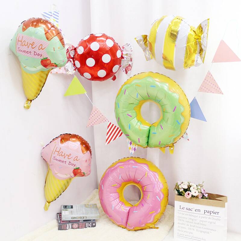

1pc Food Design Decoration Balloon, Multicolor