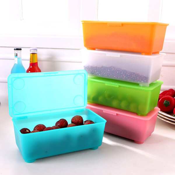 

1pc Solid Food Storage Box, Multicolor