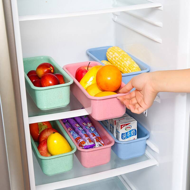 

1pc Kitchen Solid Food Storage Box, Multicolor
