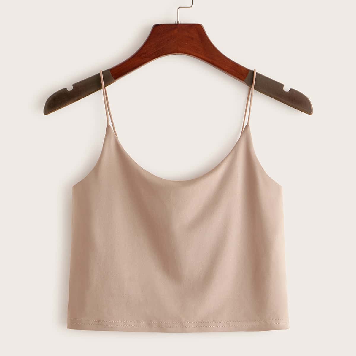 

Solid Crop Cami, Khaki