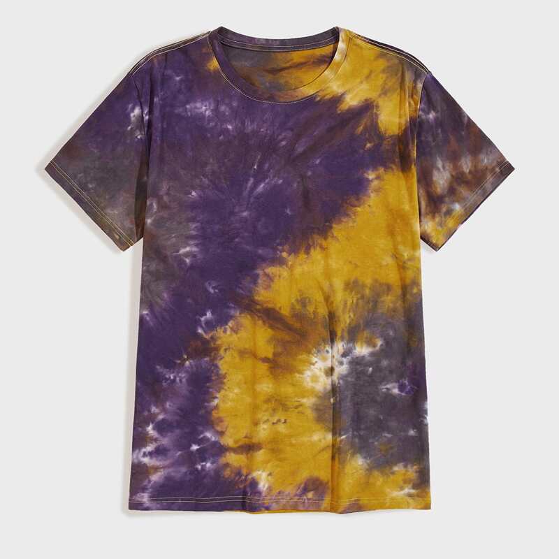

Guys Tie Dye Round Neck Tee, Multicolor