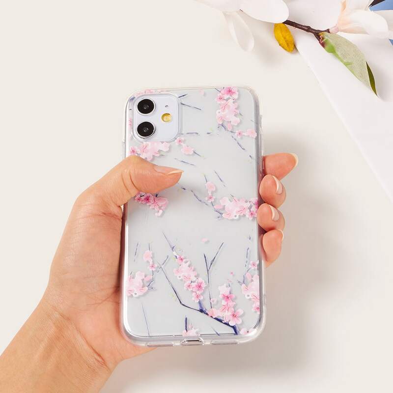 

Floral iPhone Case, Pink