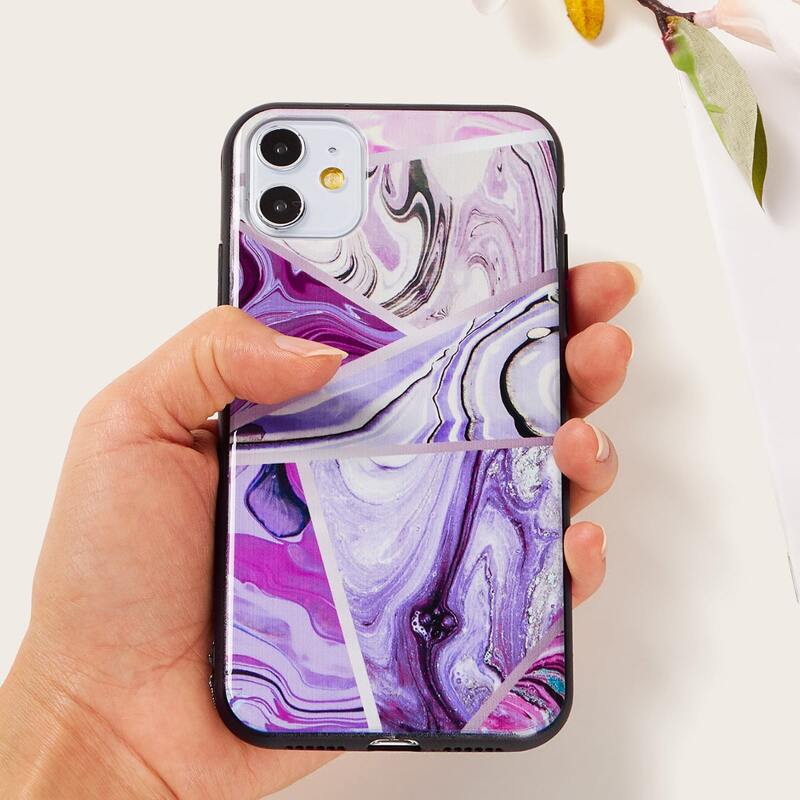 

Contrast Marble iPhone Case, Multicolor