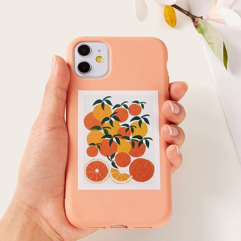 

Orange iPhone Case
