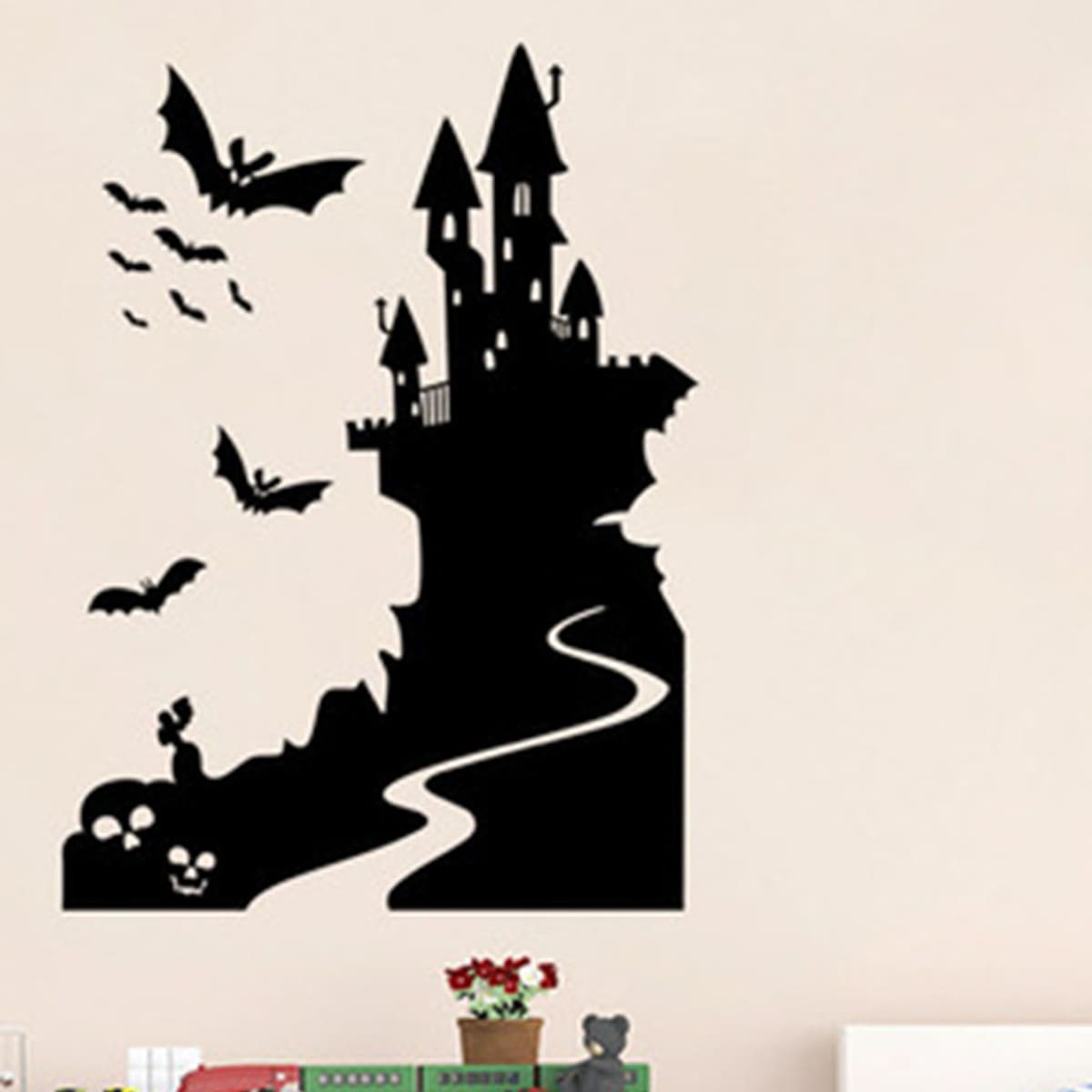 

Castle & Skeleton Wall Sticker