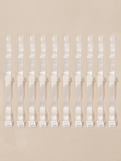 حزام حمالة صدر شفاف - 5 أزواج