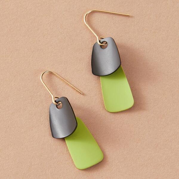 

Контрастные серьги 1 пара, Многоцветный