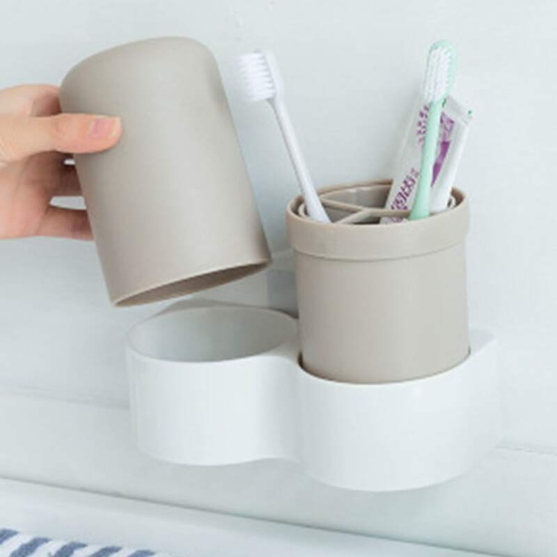 

1pc Wall Mounted Gargle Cup, Multicolor