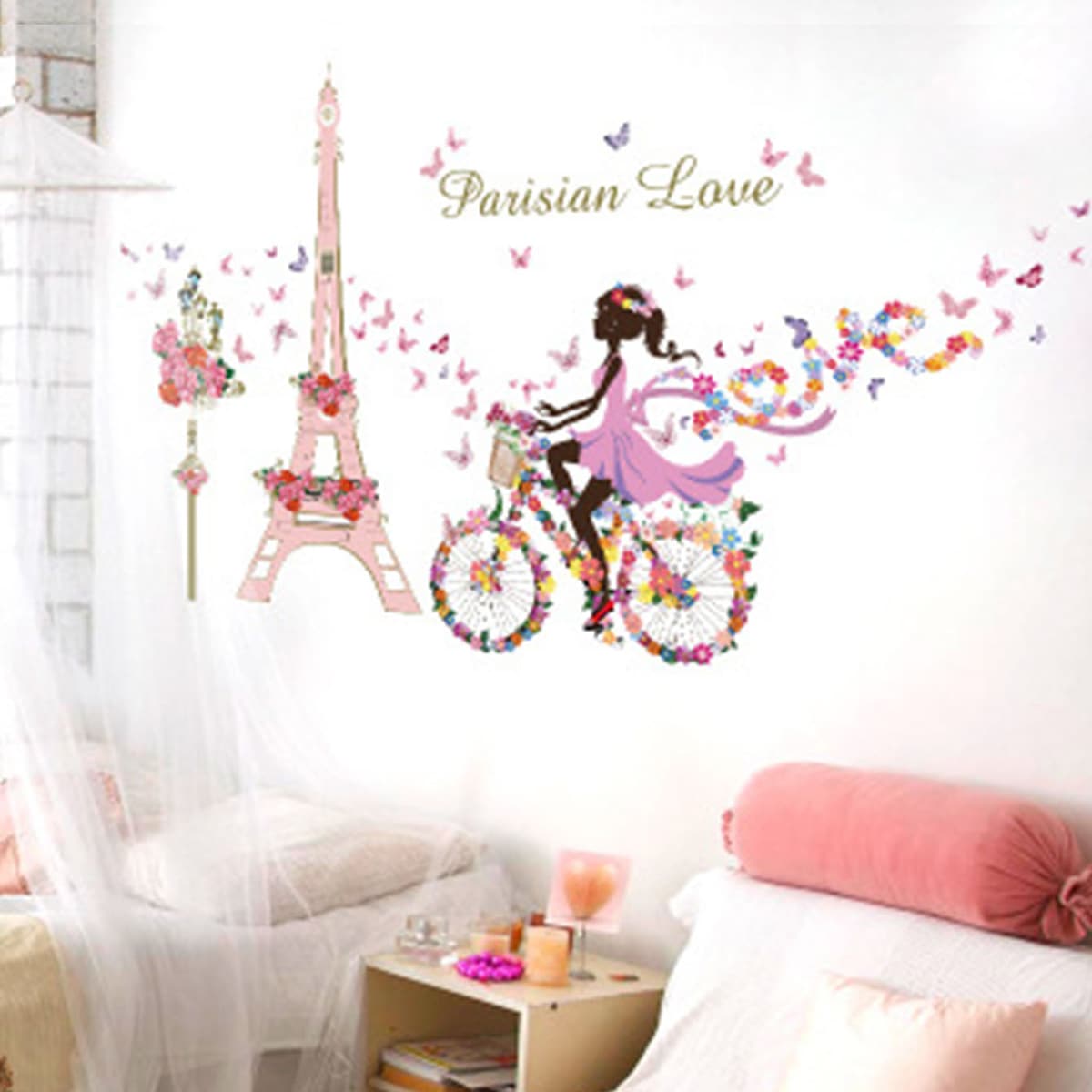

Floral & Tower Wall Sticker