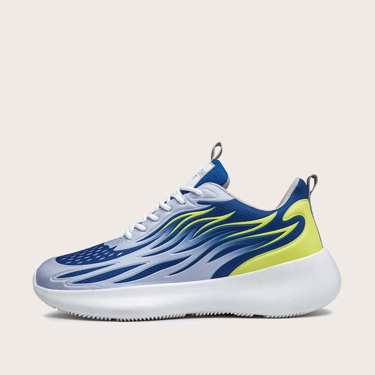 

Guys Lace-up Front Colorblock Sneakers, Blue
