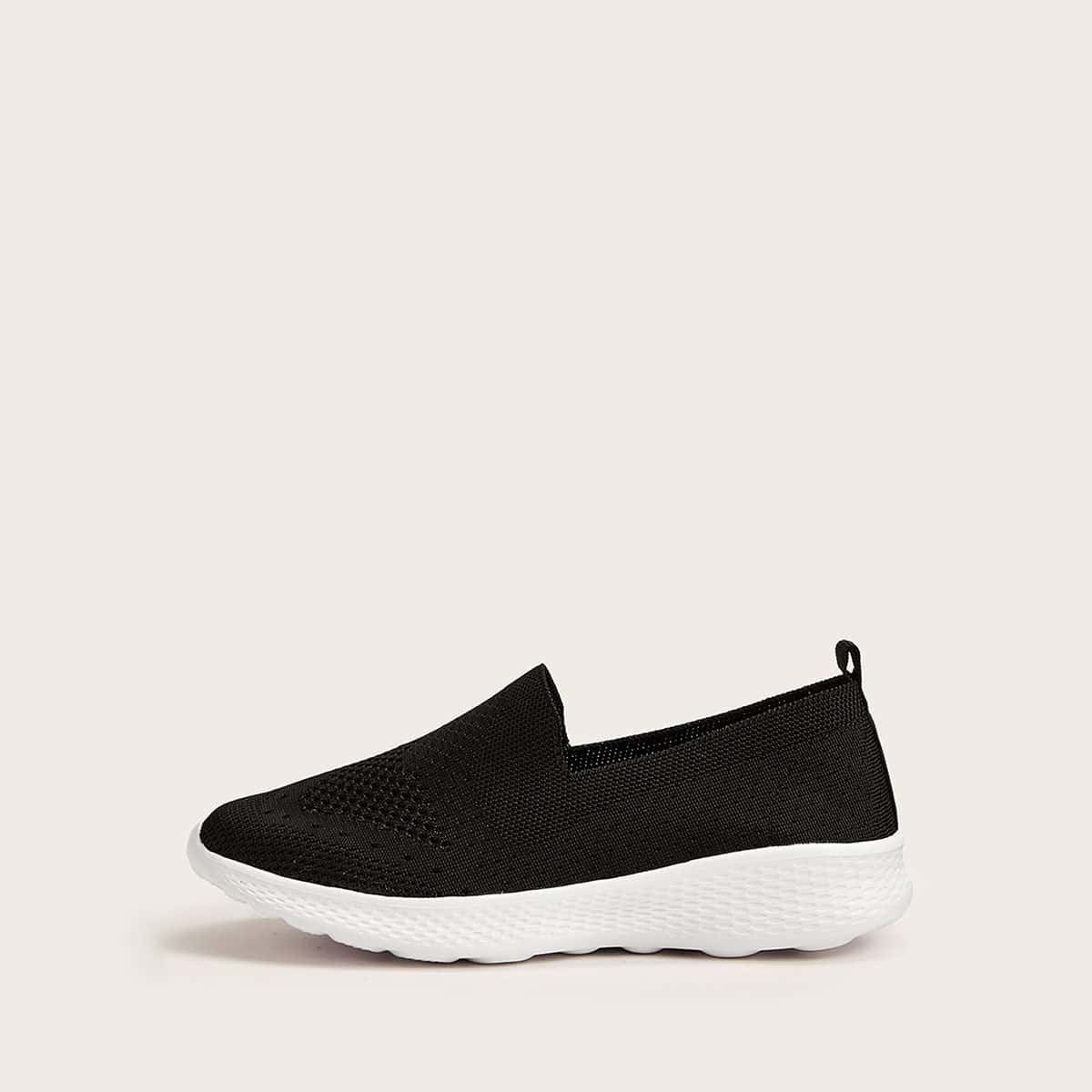 

Slip On Wide Fit Sneakers, Black