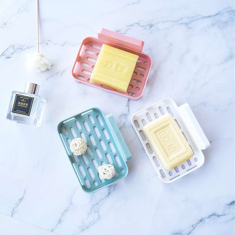 

1pc Solid Soap Dish Holder, Multicolor