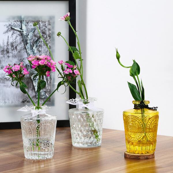 

Прозрачная ваза 1шт