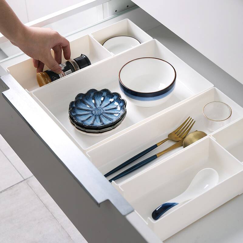 

1pc Solid Storage Box, White