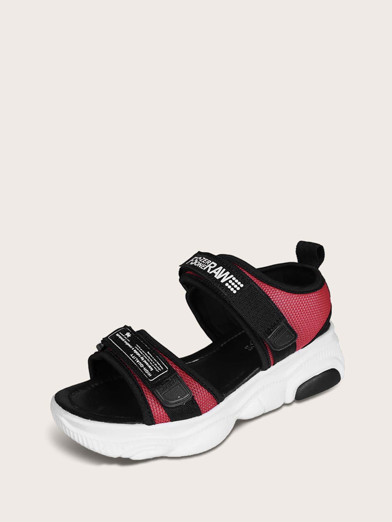 Velcro Strap Chunky sandals pictures