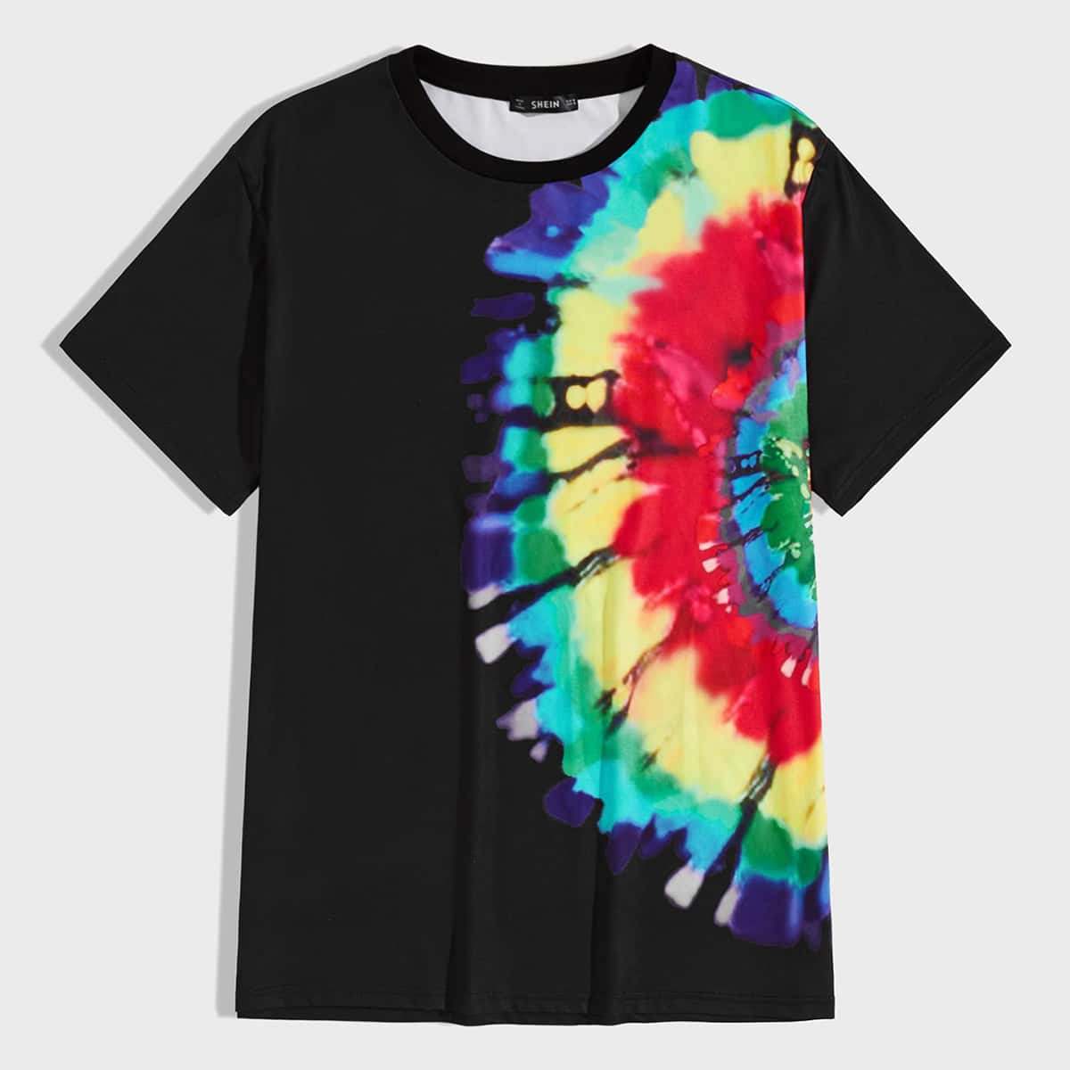 

Guys Tie Dye Tee, Black
