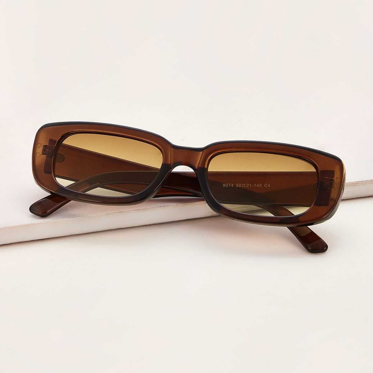 Image of Acrylic Frame Rectangle Sunglasses